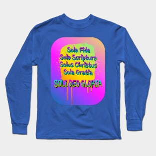 5 Solas of the Christian Reformation Long Sleeve T-Shirt